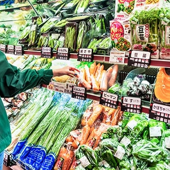 佐渡のスーパーマーケットの画像